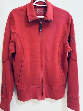 ESPRIT DE CORP Mens Burgundy  Zip-Up Jacket